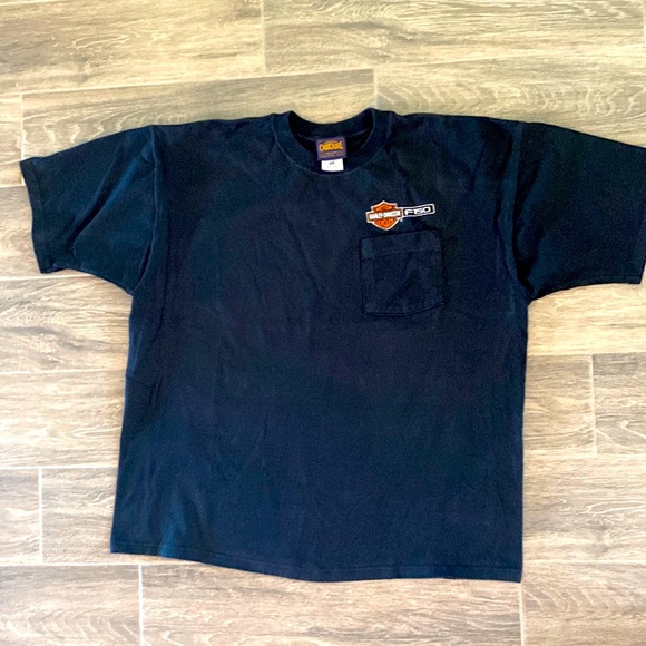 Harley-Davidson Mens Tee Shirt F150 Stitched Logo XXL - Picture 1 of 4